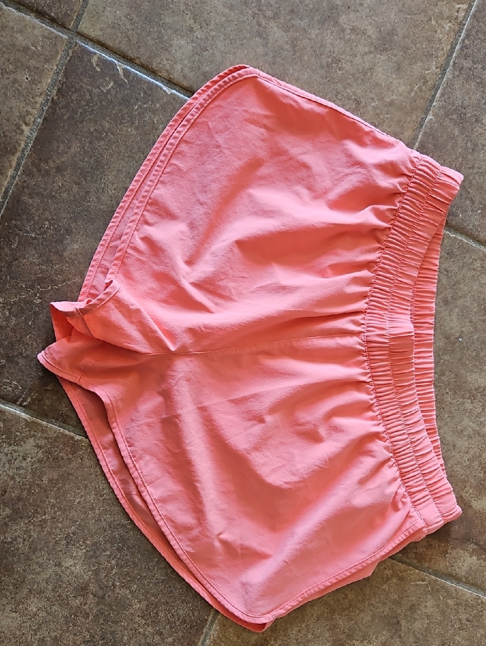 Athleta Pink Athletic Shorts with Elastic Waist